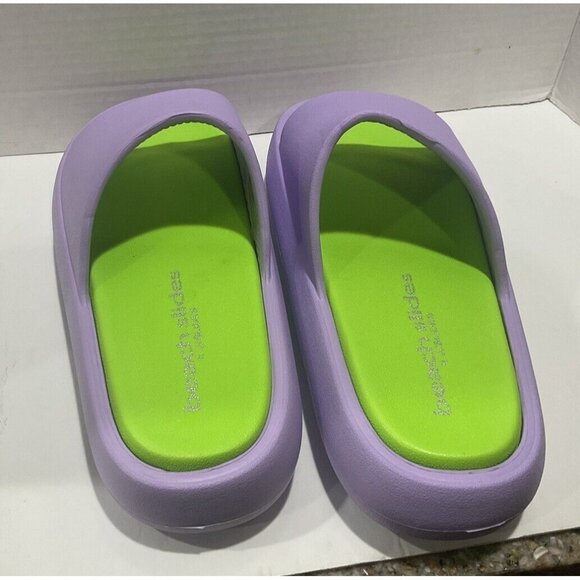 J Slides Lilac Mint Eva Beach Slides Size 8M Women’s New No Box - Picture 2 of 3